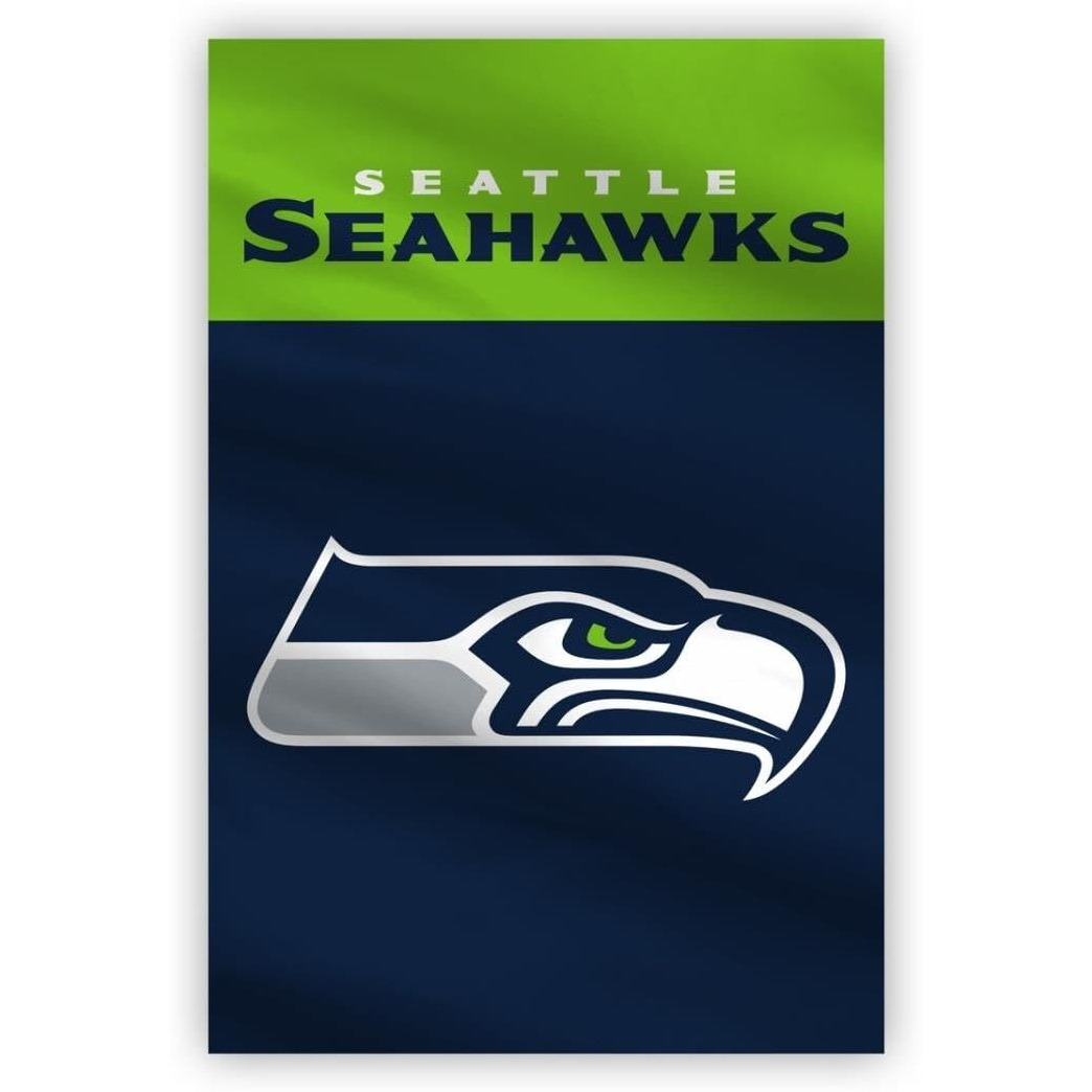 Seattle Seahawks Flag 13x18 Home CO