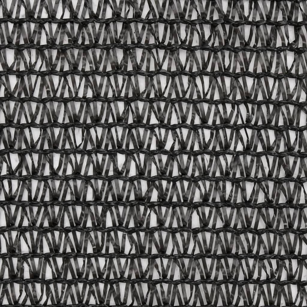 vidaXL Privacy Net HDPE 6.6'x32.8' Black