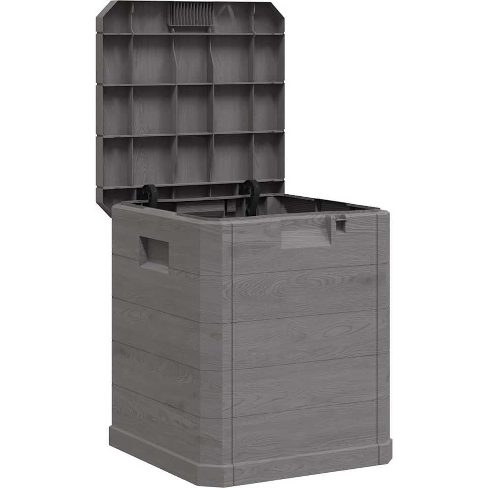 vidaXL Patio Storage Box 23.8 gal Brown