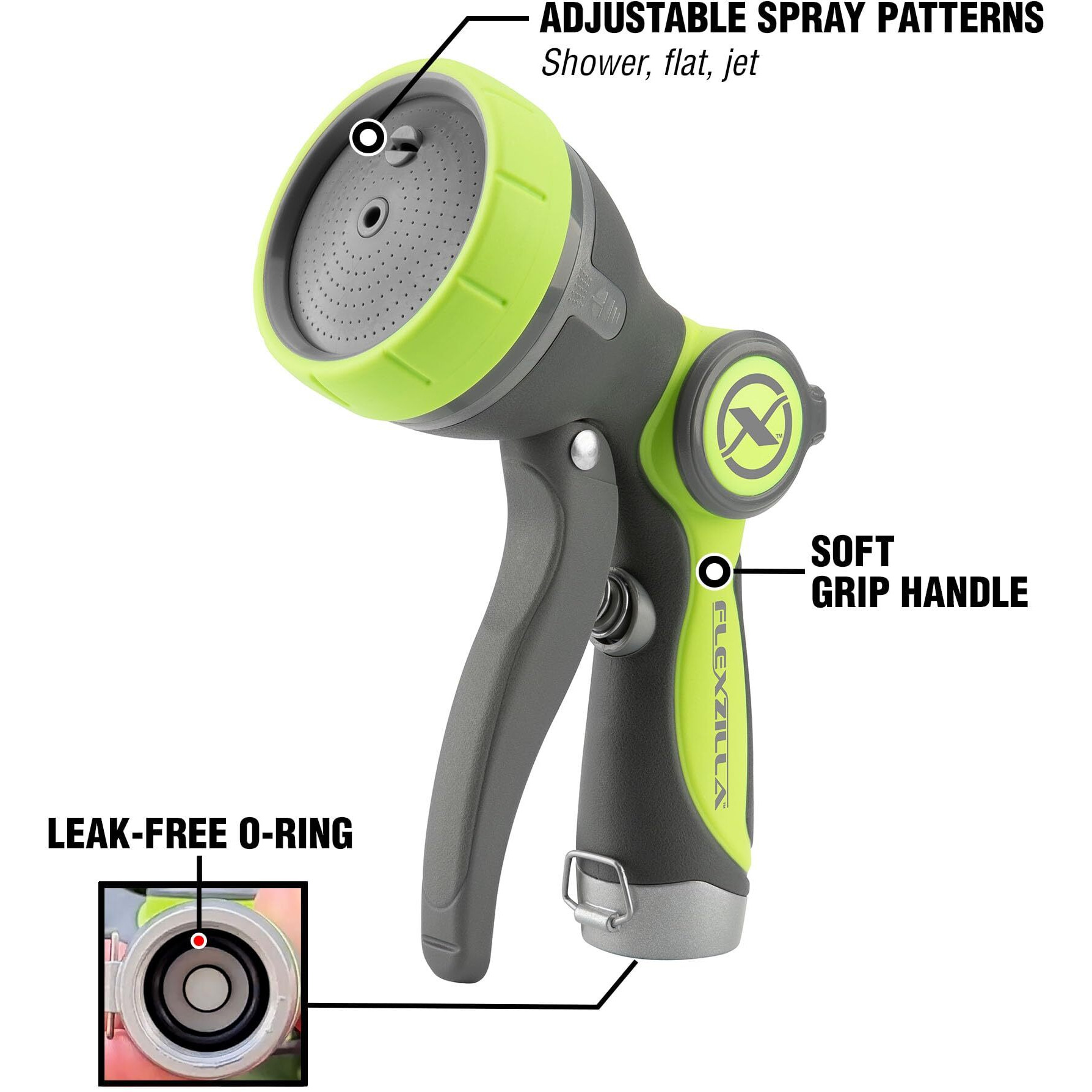 Flexzilla Heavy Duty Pistol Grip Garden Hose Nozzle