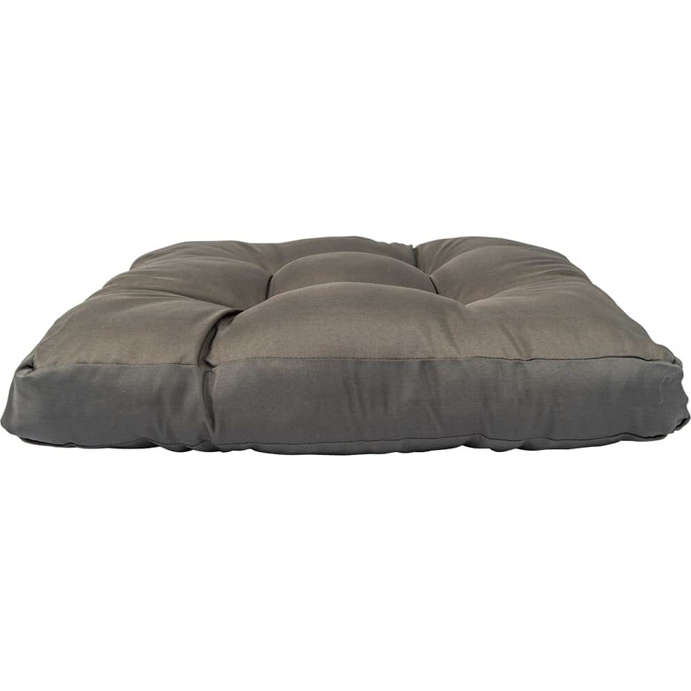 vidaXL Pallet Cushion Gray 22.8&quotx22.8&quotx3.9" Polyester