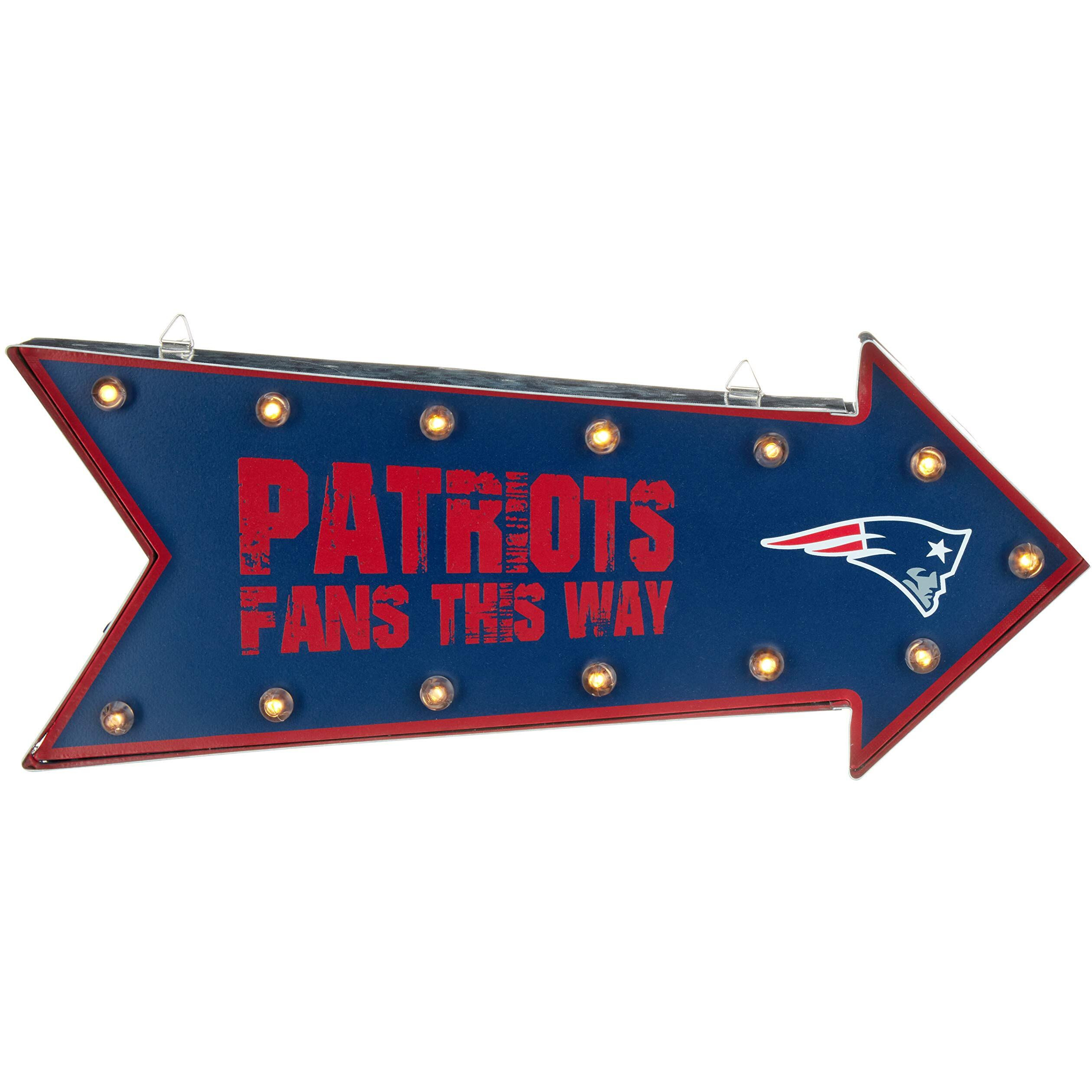 New England Patriots Sign Running Light Marquee