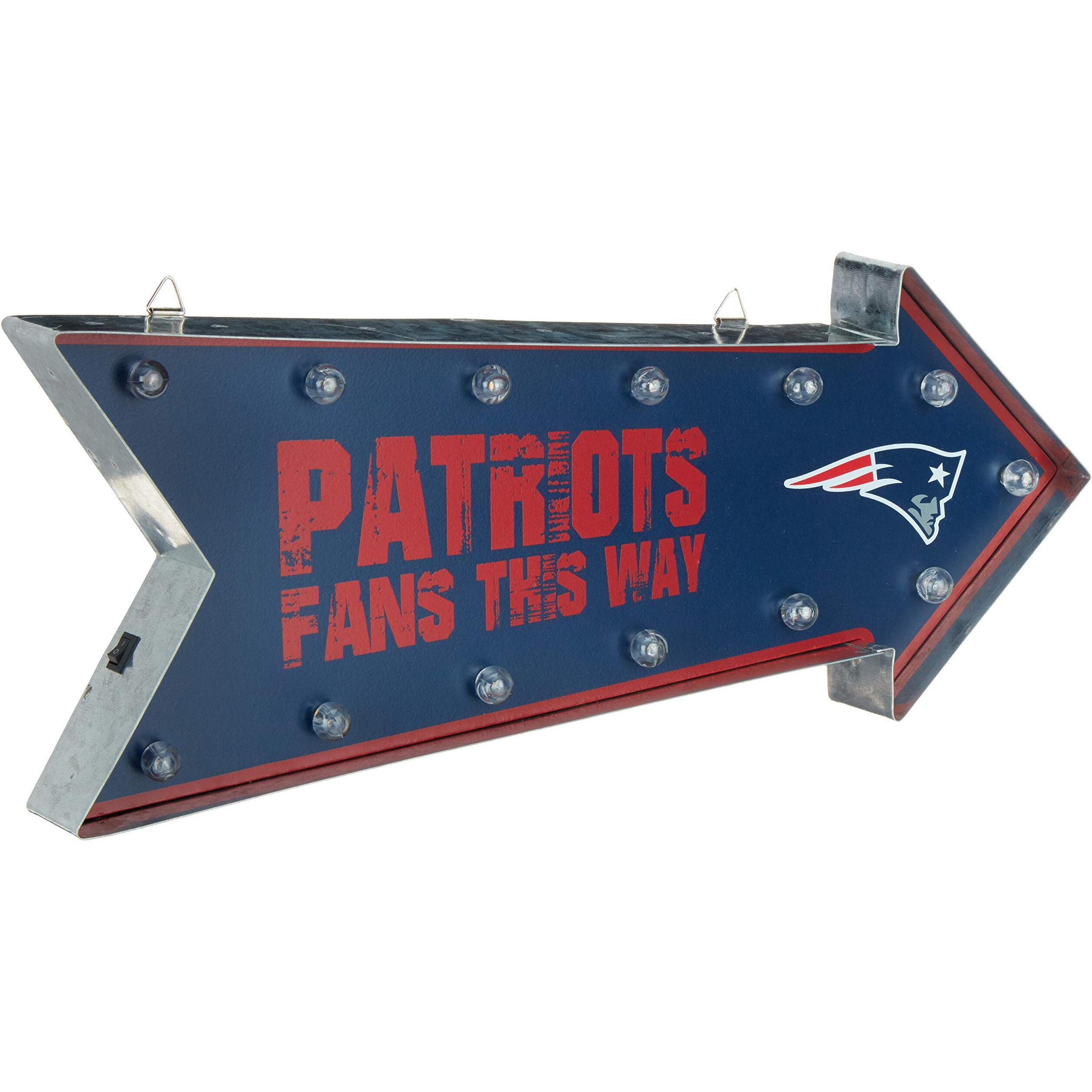 New England Patriots Sign Running Light Marquee