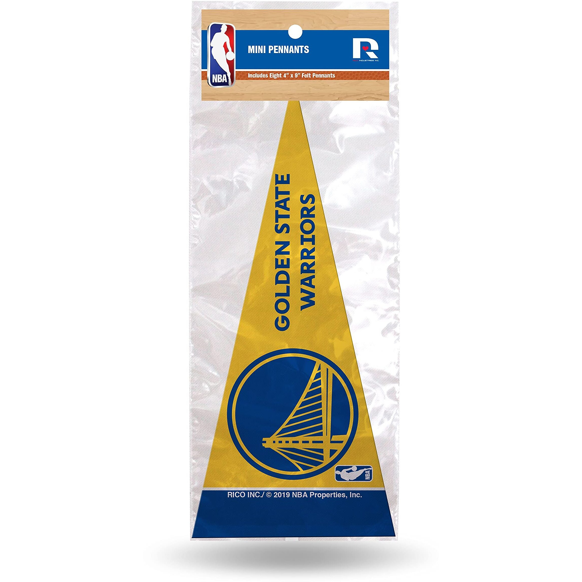 Golden State Warriors Pennant Set Mini 8 Piece Alternate Design