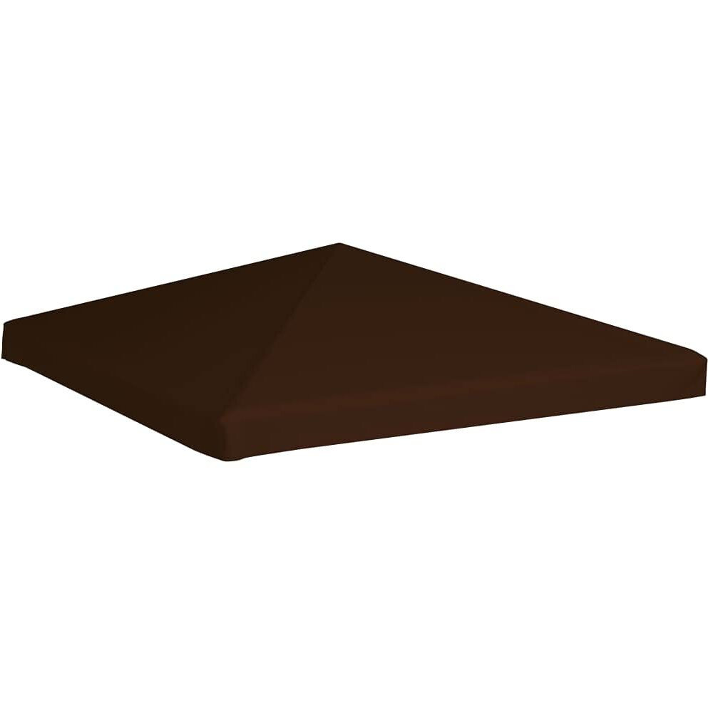 vidaXL Gazebo Top Cover 9.1 oz/yd 9.8'x9.8' Brown