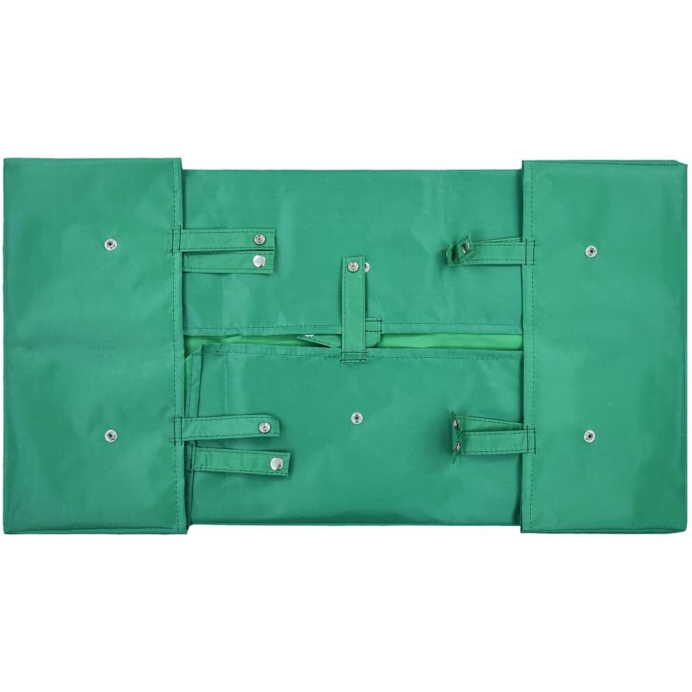 vidaXL Garden Cart Liner Green Fabric