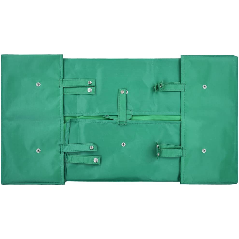 vidaXL Garden Cart Liner Green Fabric