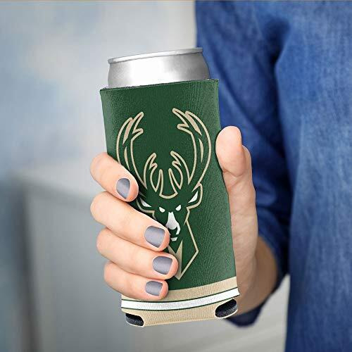 Milwaukee Bucks Can Cooler Slim Can Design