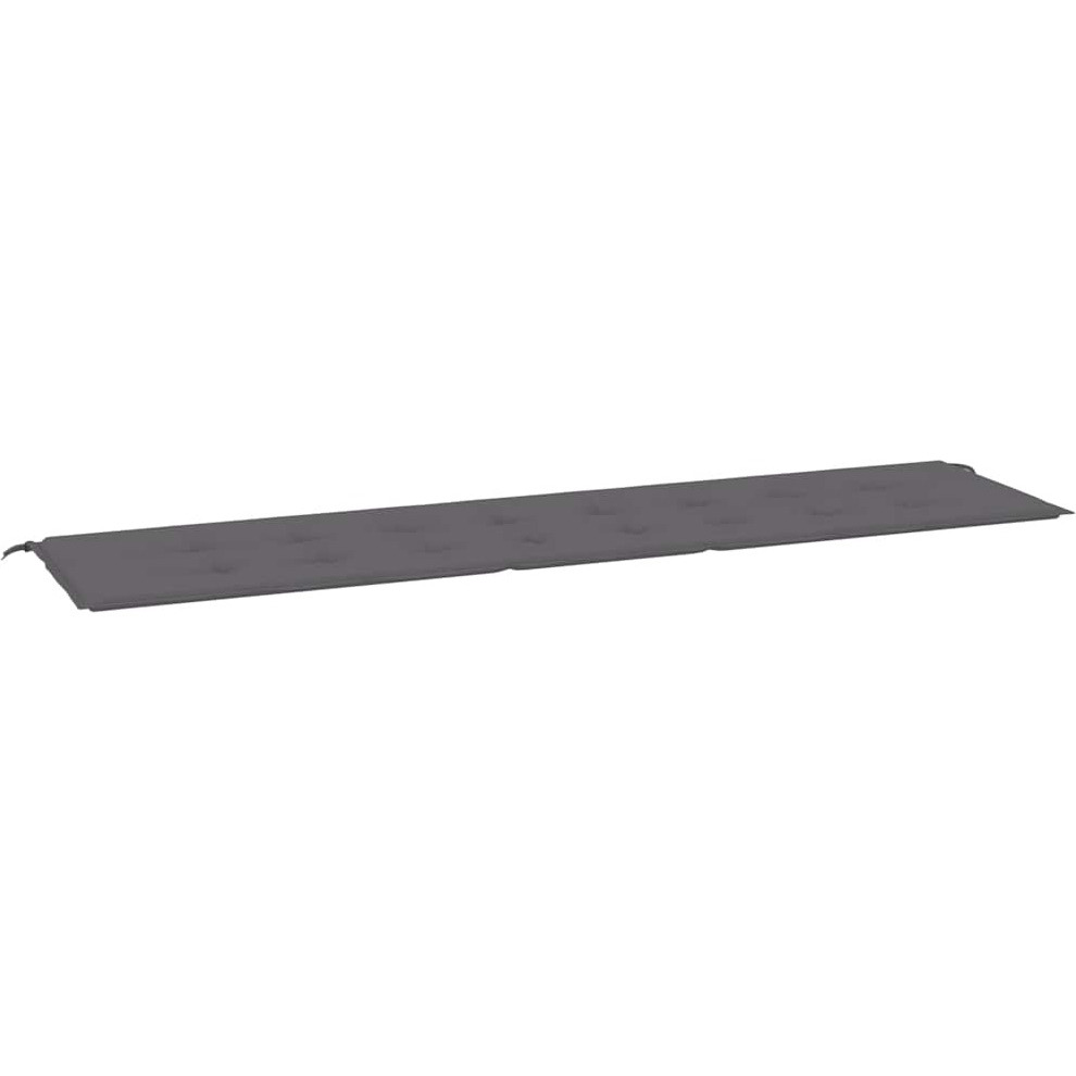 vidaXL Garden Bench Cushion Anthracite 78.7&quotx19.7&quotx1.2"