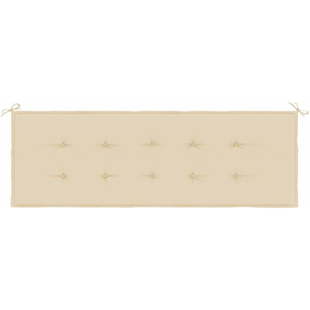 vidaXL Garden Bench Cushion Beige 59.1&quotx19.7&quotx1.2"