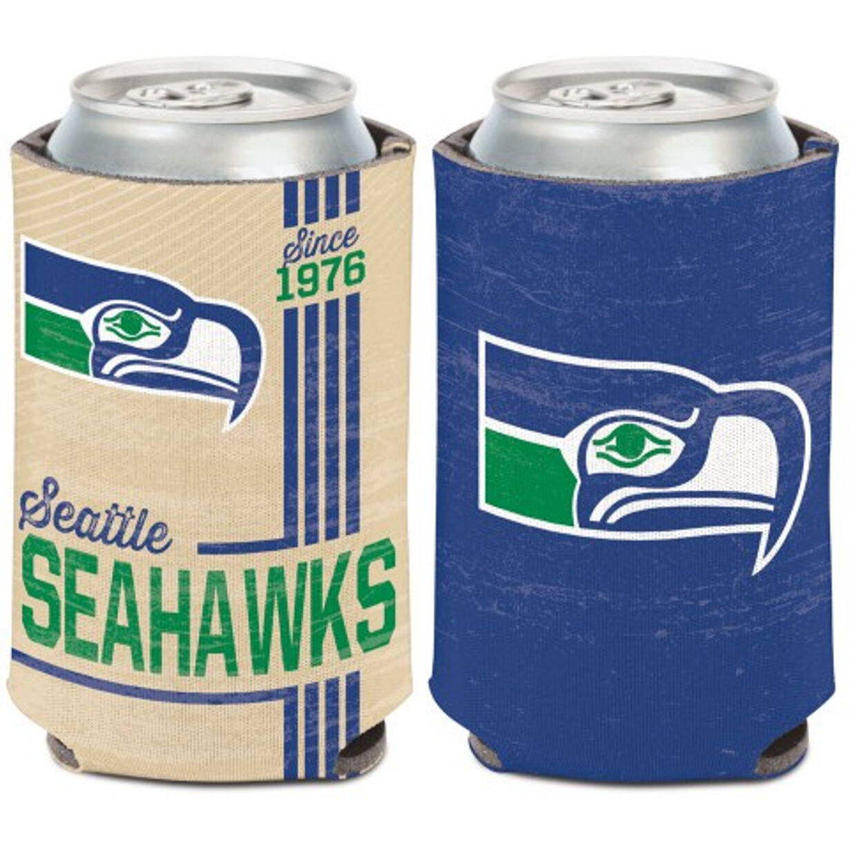 Seattle Seahawks Can Cooler Vintage Design Special Order