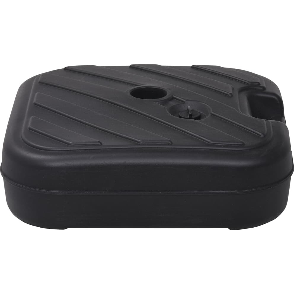 vidaXL Umbrella Base Sand/Water Filled 6.3 gal Black