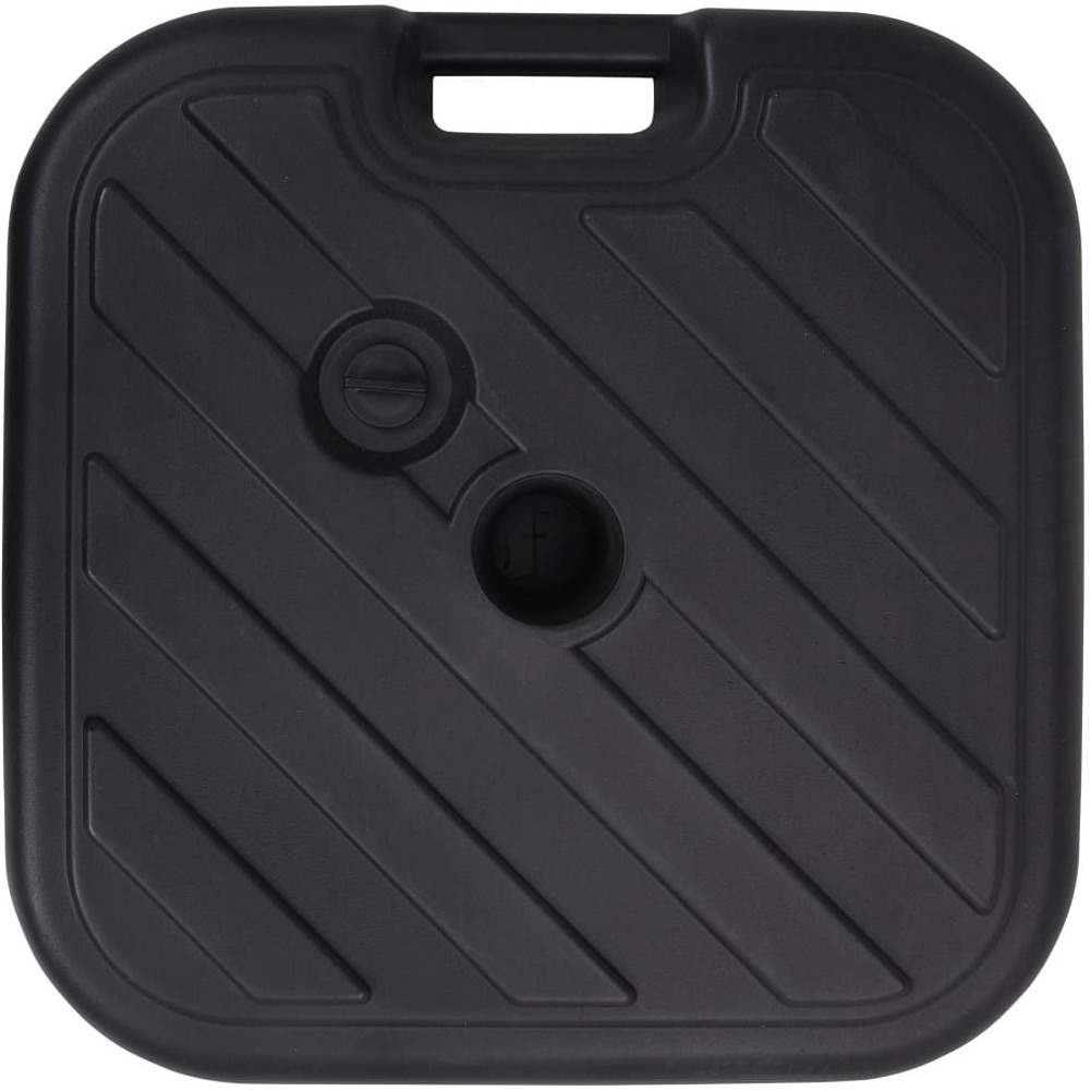 vidaXL Umbrella Base Sand/Water Filled 6.3 gal Black