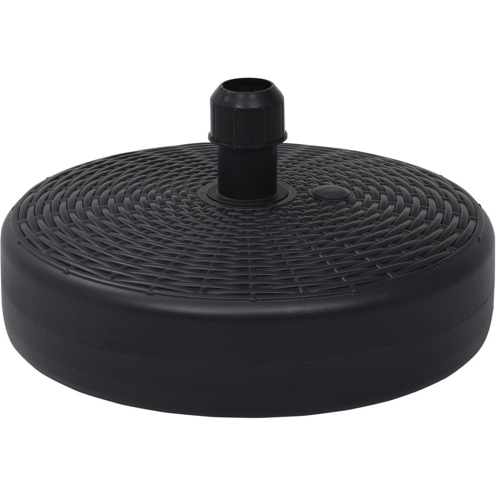 vidaXL Umbrella Base Sand/Water Filled 6.3 gal Black