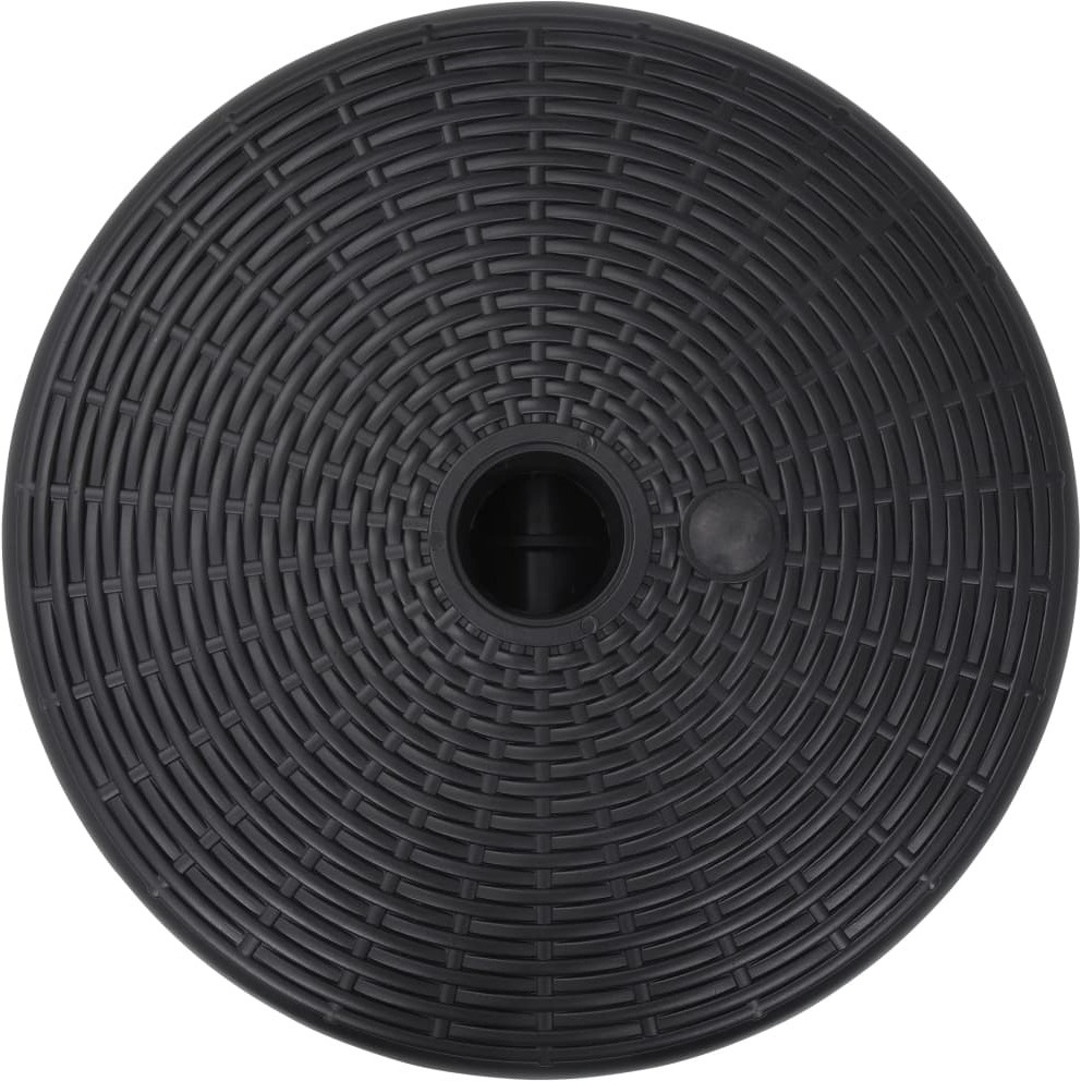 vidaXL Umbrella Base Sand/Water Filled 6.3 gal Black