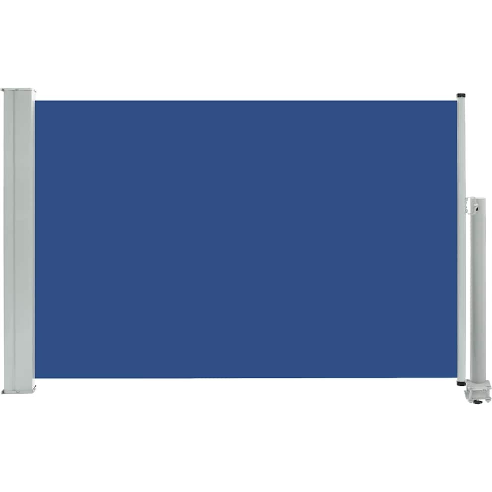 vidaXL Patio Retractable Side Awning 23.6&quotx118.1" Blue