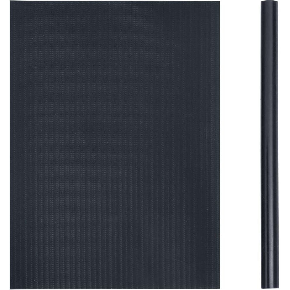 vidaXL Garden Privacy Screen PVC 114.8'x0.6' Matte Dark Gray