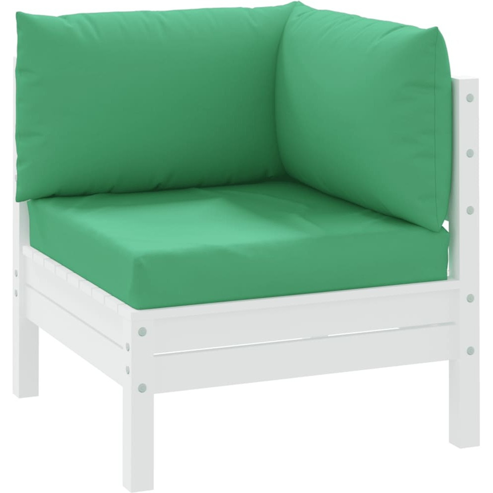 vidaXL Pallet Sofa Cushions 3 pcs Green Fabric