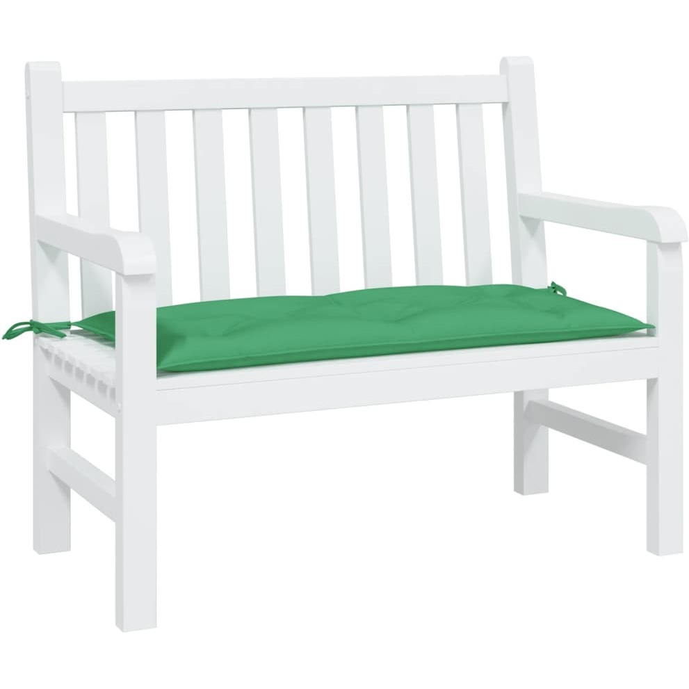 vidaXL Garden Bench Cushion Green 39.4&quotx19.7&quotx2.8" Fabric