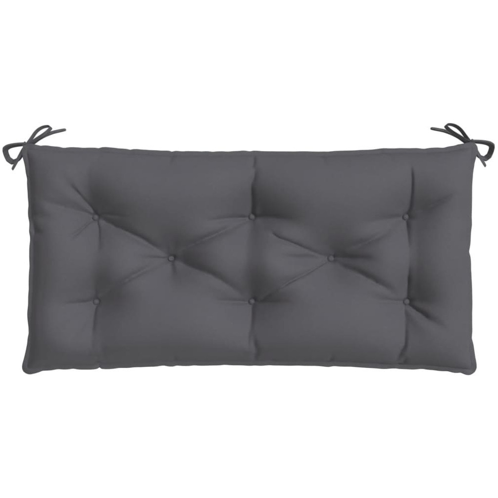 vidaXL Garden Bench Cushion Anthracite 39.4&quotx19.7&quotx2.8" Fabric