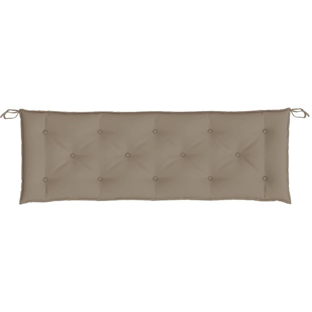 vidaXL Garden Bench Cushion Taupe 59.1&quotx19.7&quotx2.8" Fabric