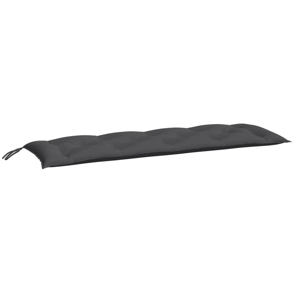 vidaXL Garden Bench Cushion Anthracite 59.1&quotx19.7&quotx2.8" Fabric