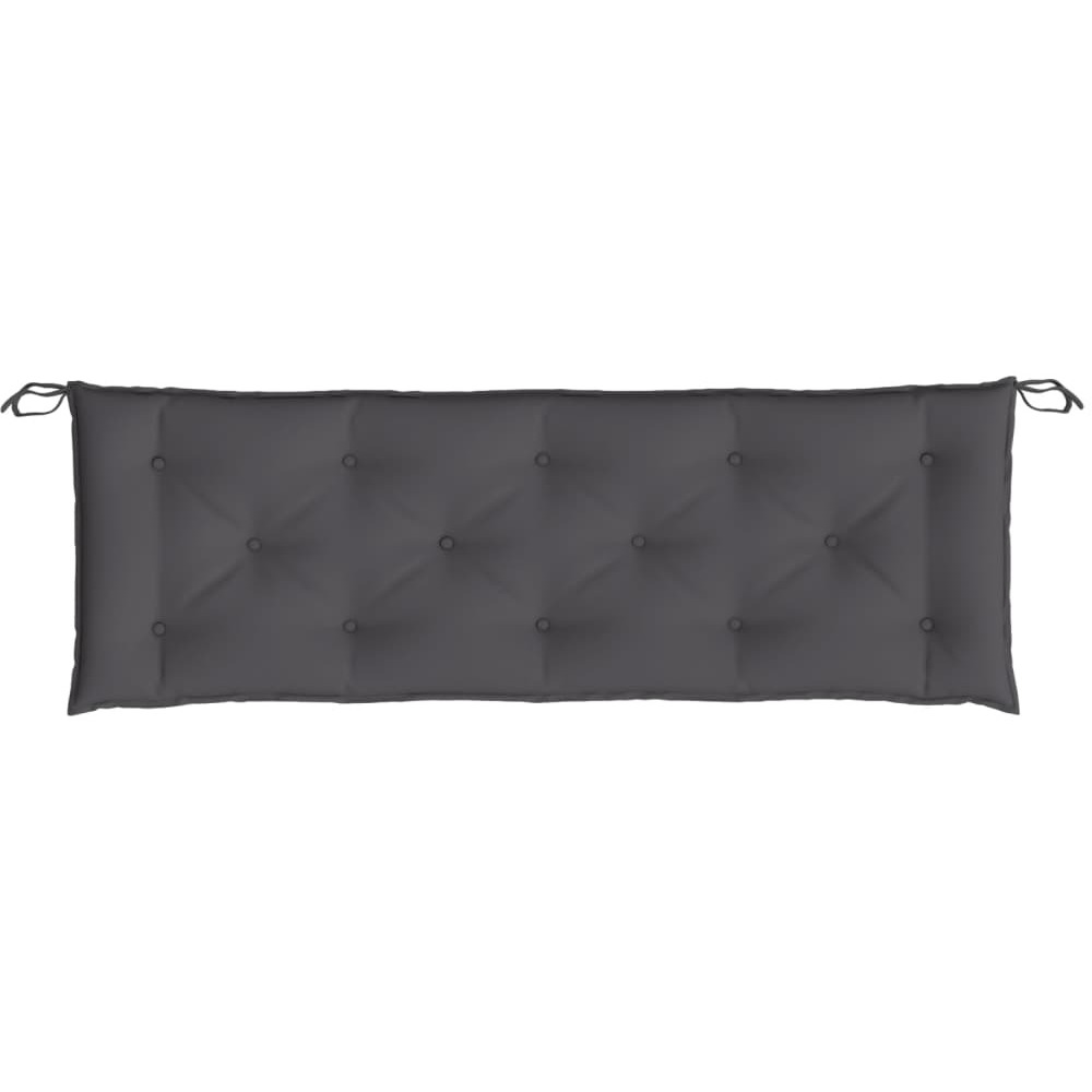 vidaXL Garden Bench Cushion Anthracite 59.1&quotx19.7&quotx2.8" Fabric
