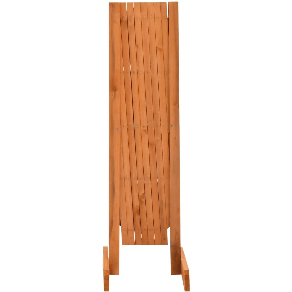 vidaXL Garden Trellis Fence Orange 59.1&quotx31.5" Solid Firwood