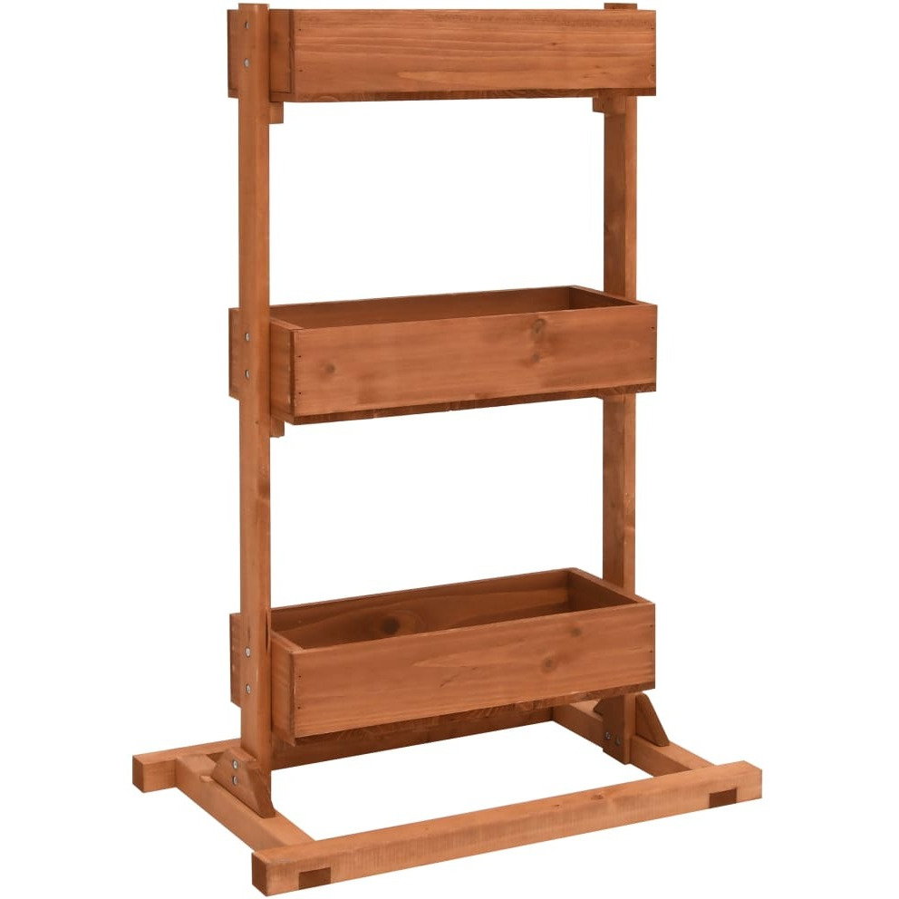 vidaXL Planter 20.5&quotx11.8&quotx30.7" Firwood