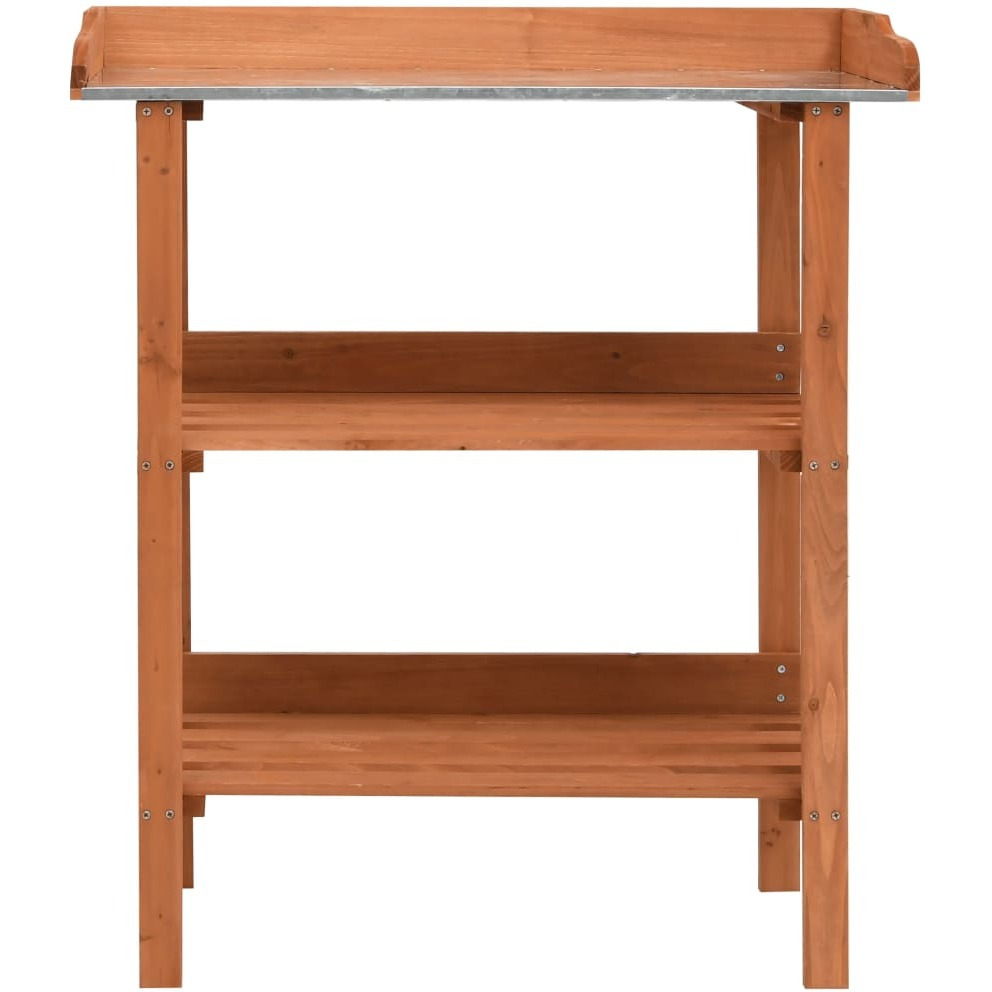 vidaXL Plant Stand 29.9&quotx14.6&quotx35" Firwood