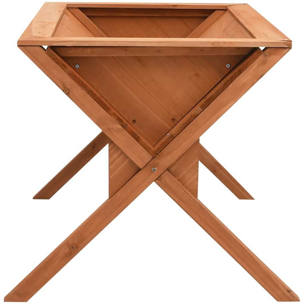 vidaXL Planter 35.4&quotx21.7&quotx22" Firwood