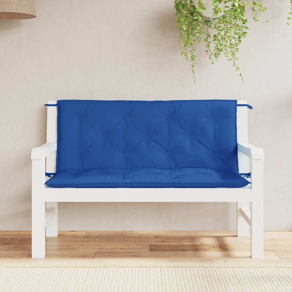 vidaXL Cushion for Swing Chair Blue 47.2" Fabric