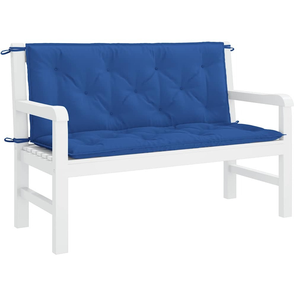 vidaXL Cushion for Swing Chair Blue 47.2" Fabric