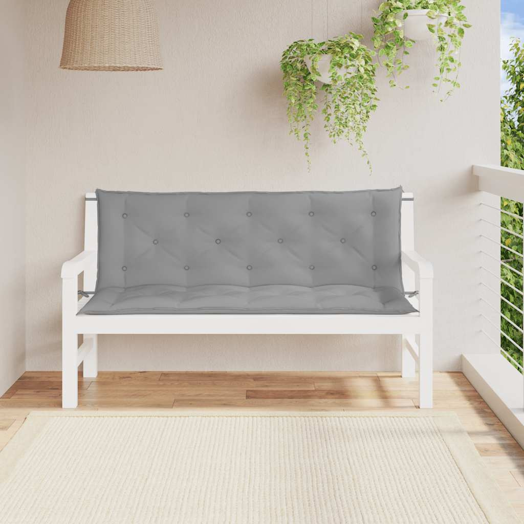 vidaXL Cushion for Swing Chair Gray 59.1" Fabric