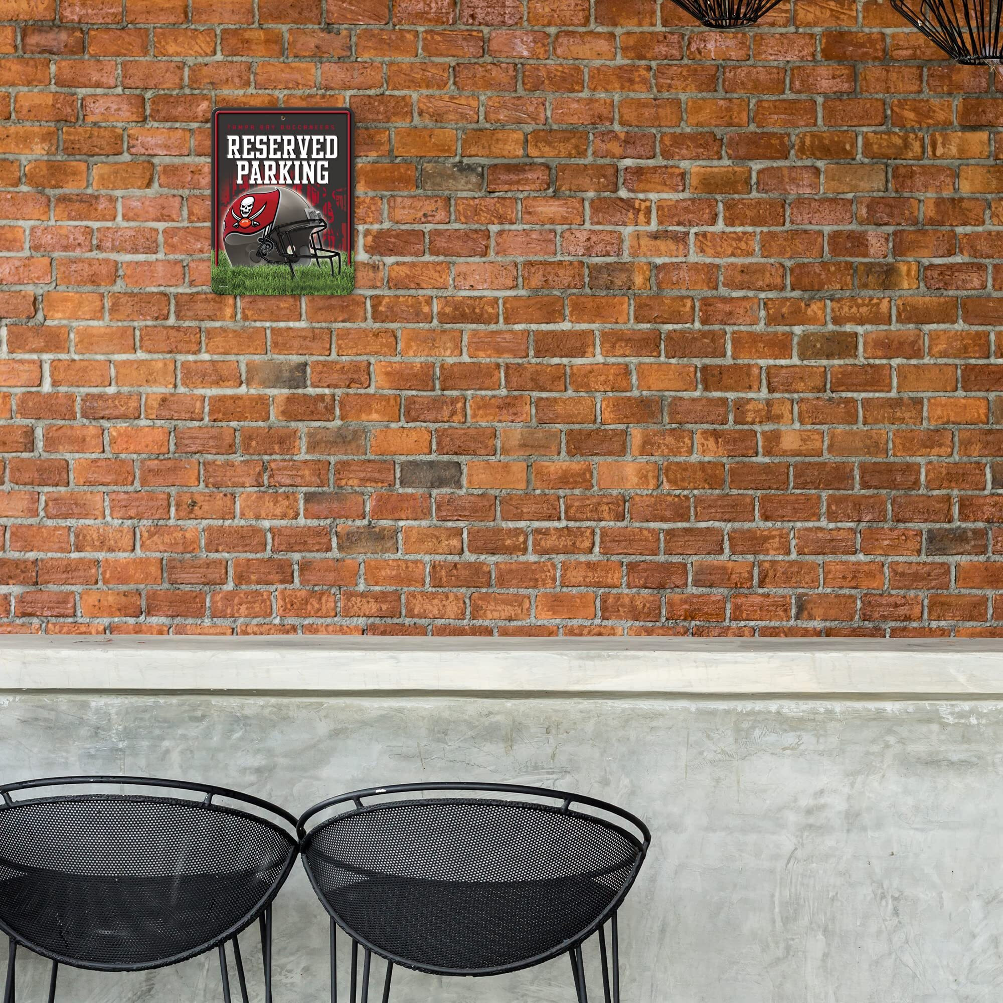 Tampa Bay Buccaneers Metal Parking Sign