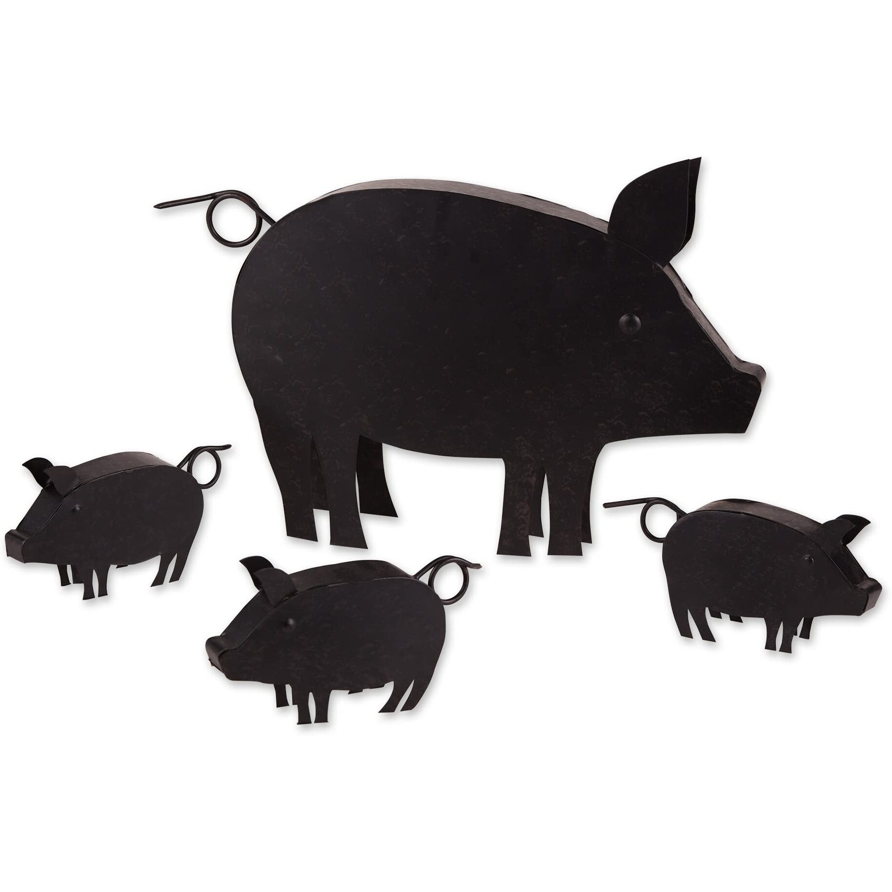 PIG WITH PIGLETS SCULPTURE
