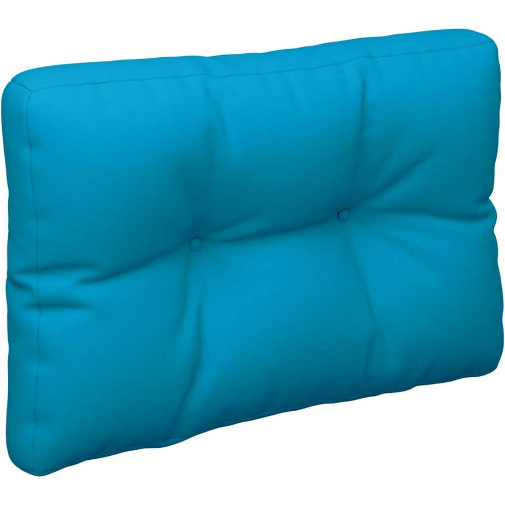 vidaXL Pallet Cushion Blue 23.6x15.7x4.7 Fabric