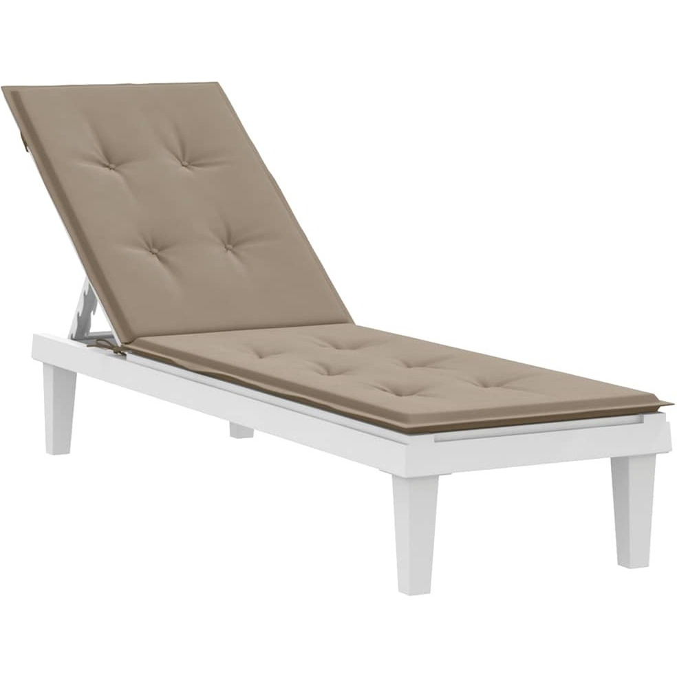 vidaXL Deck Chair Cushion Taupe (29.5"+41.3")x19.7&quotx1.2"