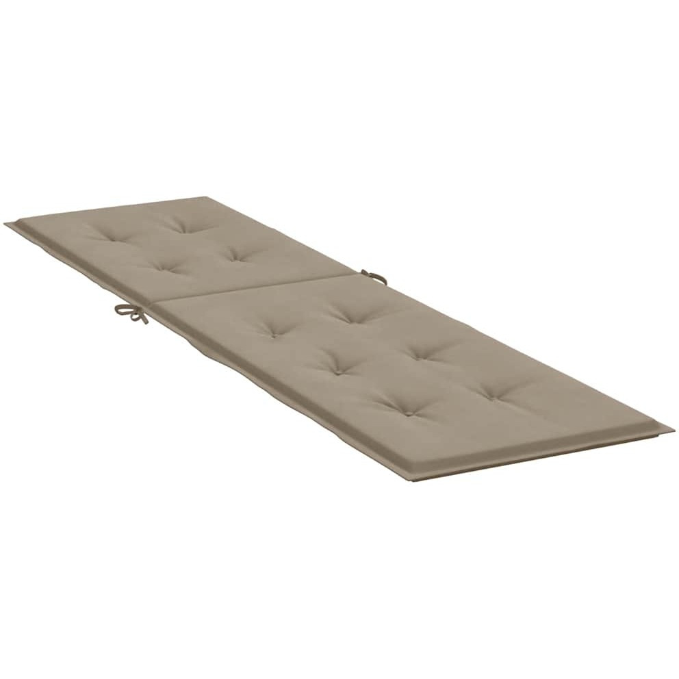 vidaXL Deck Chair Cushion Taupe (29.5"+41.3")x19.7&quotx1.2"