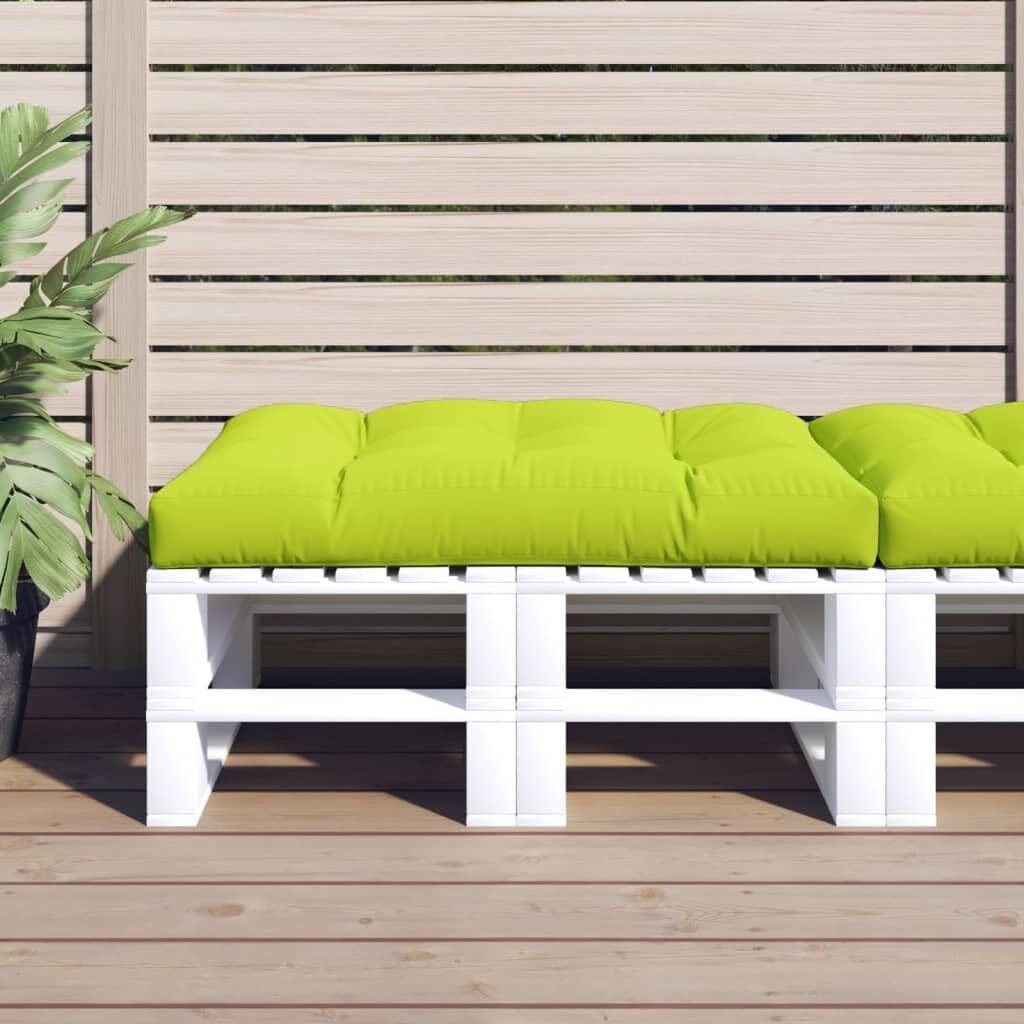 vidaXL Pallet Sofa Cushion Bright Green 47.2&quotx31.5&quotx3.9"