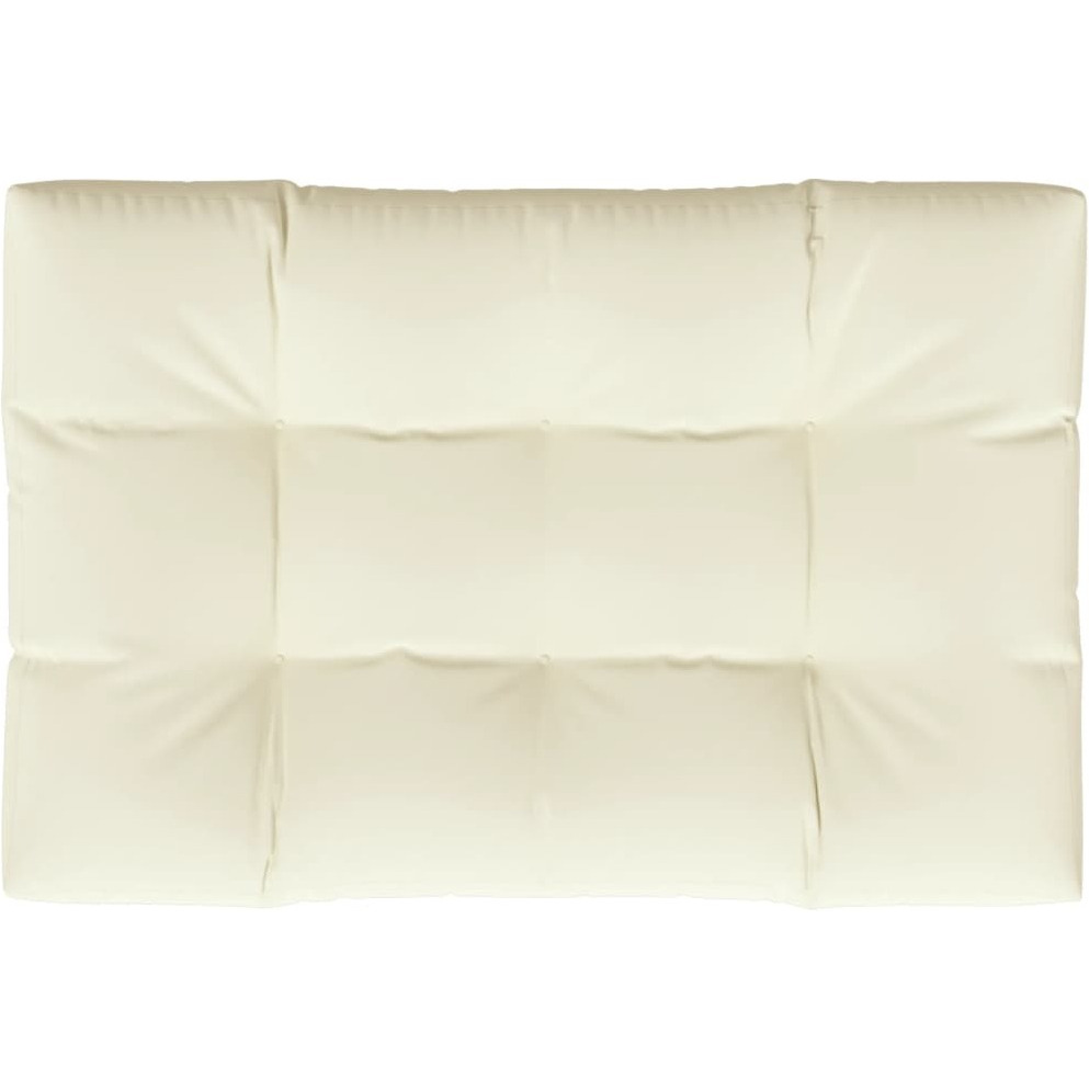 vidaXL Pallet Sofa Cushion Cream 47.2&quotx31.5&quotx3.9"
