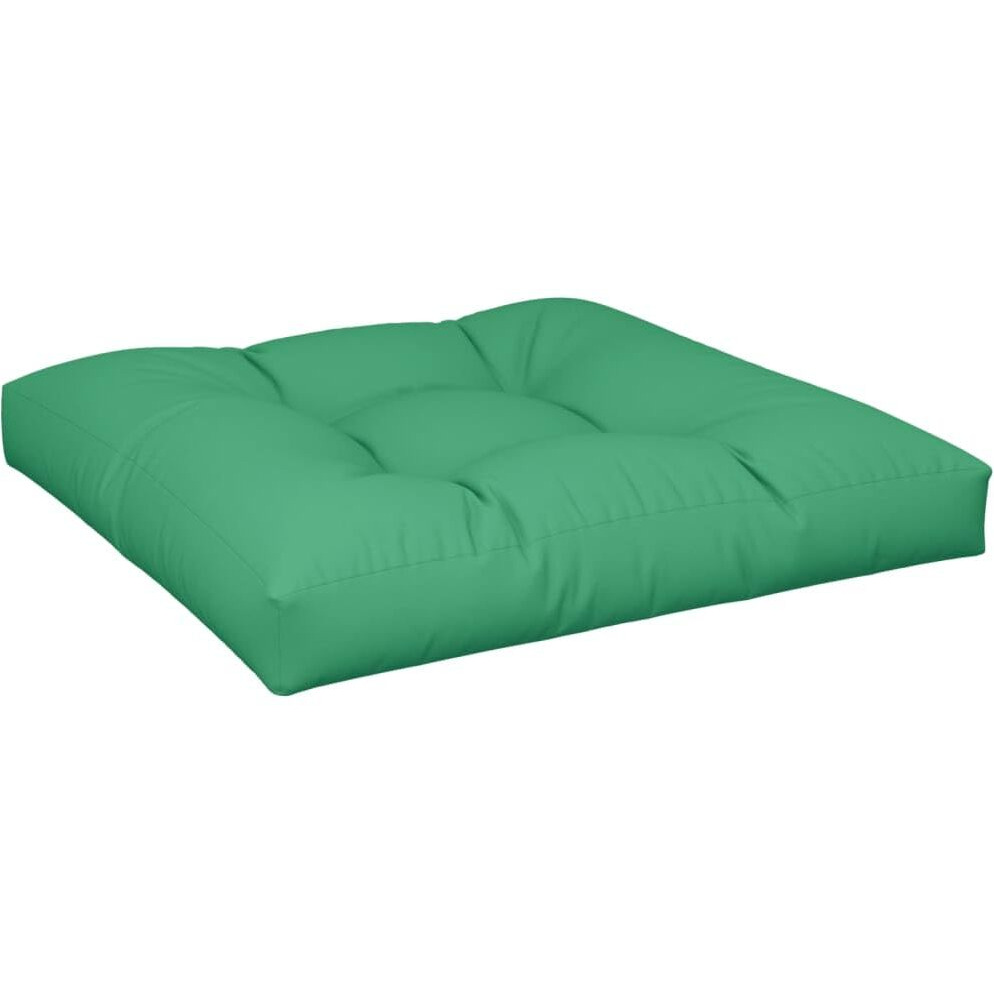vidaXL Pallet Sofa Cushion Green 27.6&quotx27.6&quotx3.9"