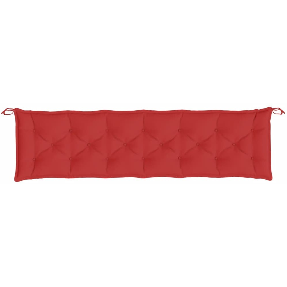 vidaXL Garden Bench Cushion Red 78.7&quotx19.7&quotx2.8" Fabric