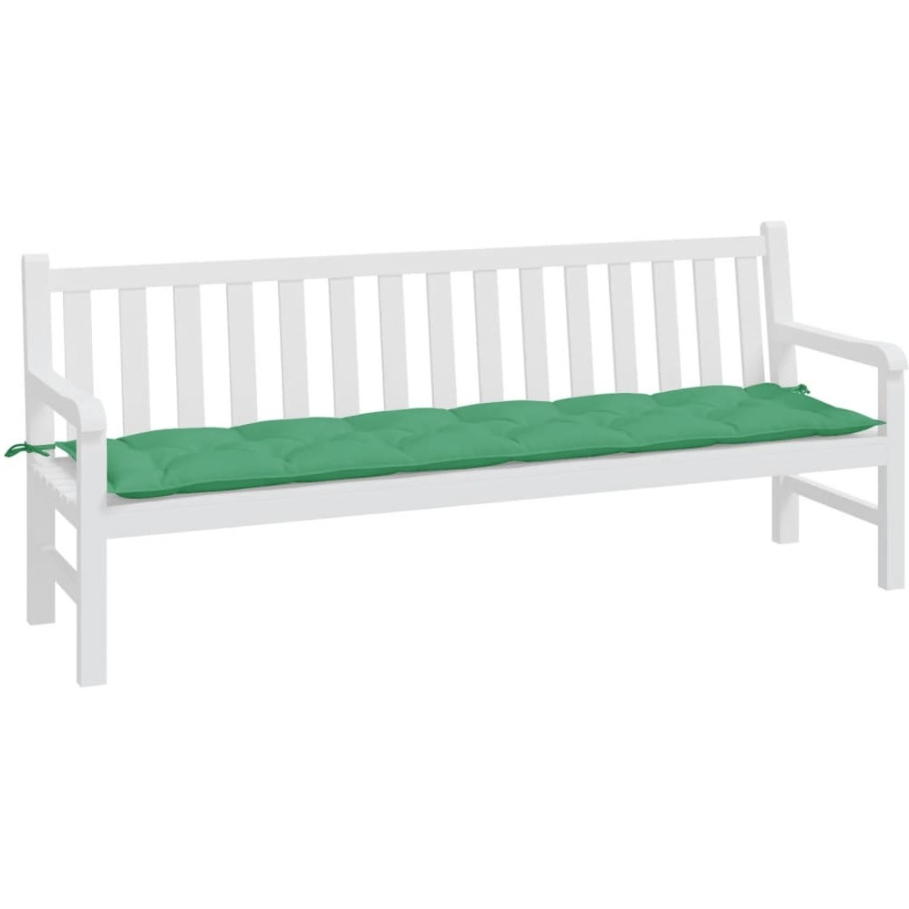 vidaXL Garden Bench Cushion Green 78.7&quotx19.7&quotx2.8" Fabric