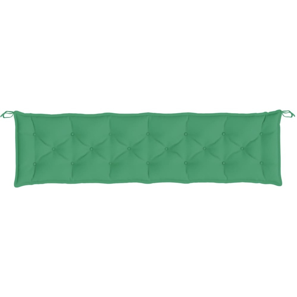 vidaXL Garden Bench Cushion Green 78.7&quotx19.7&quotx2.8" Fabric