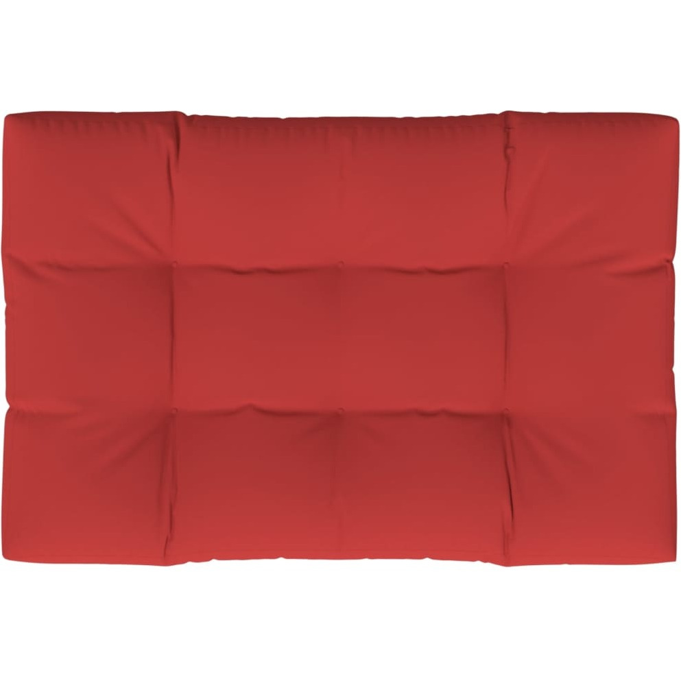 vidaXL Pallet Sofa Cushion Red 47.2&quotx31.5&quotx3.9"