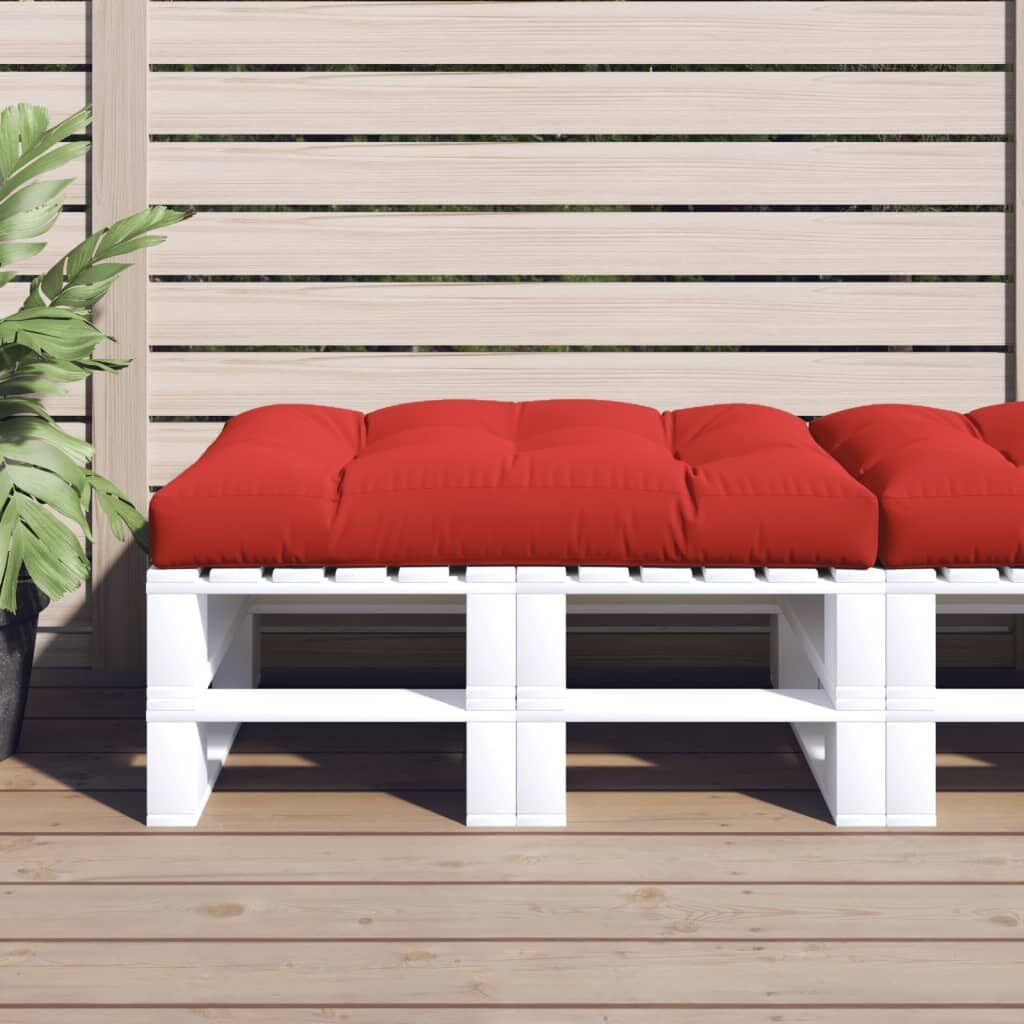 vidaXL Pallet Sofa Cushion Red 47.2&quotx31.5&quotx3.9"
