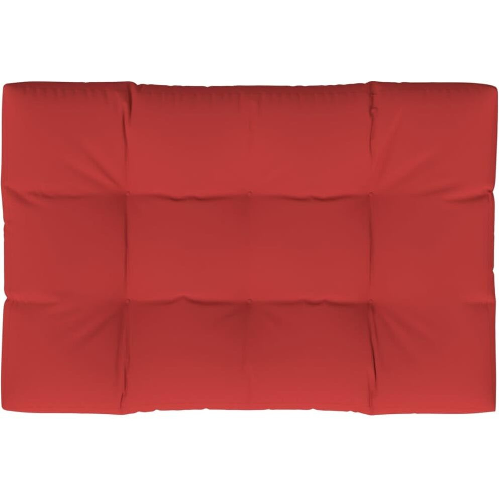 vidaXL Pallet Sofa Cushion Red 47.2&quotx31.5&quotx3.9"