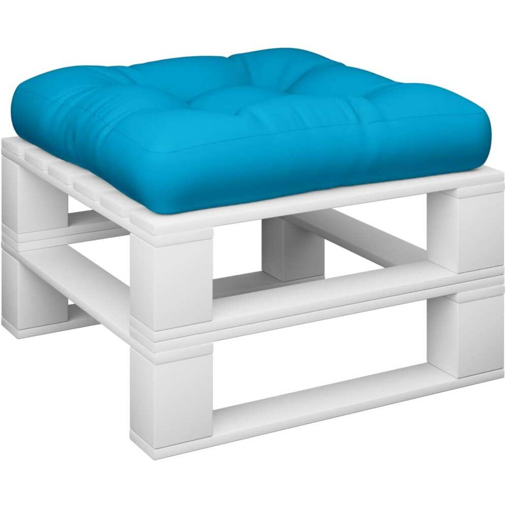 vidaXL Pallet Cushion Blue 19.7x19.7x4.7 Fabric