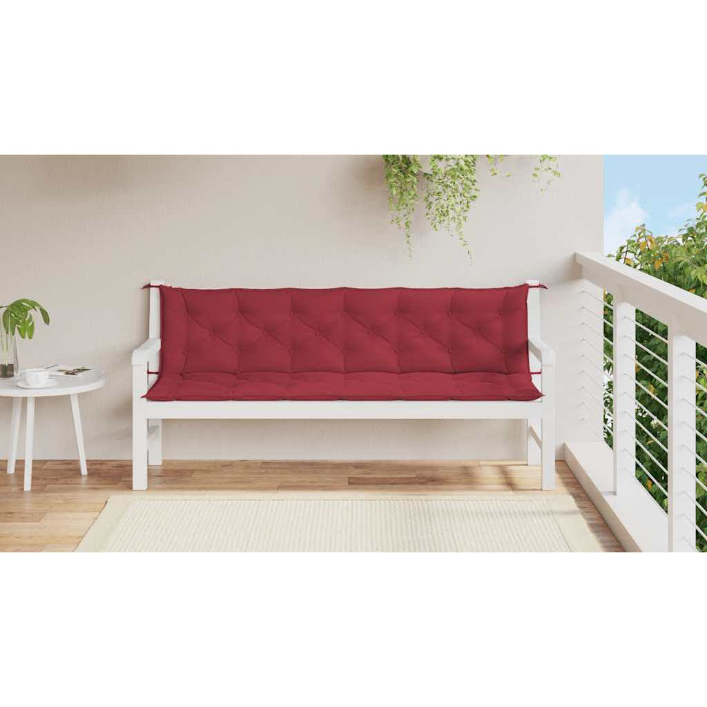 vidaXL Cushion for Swing Chair Wine Red 78.7" Fabric